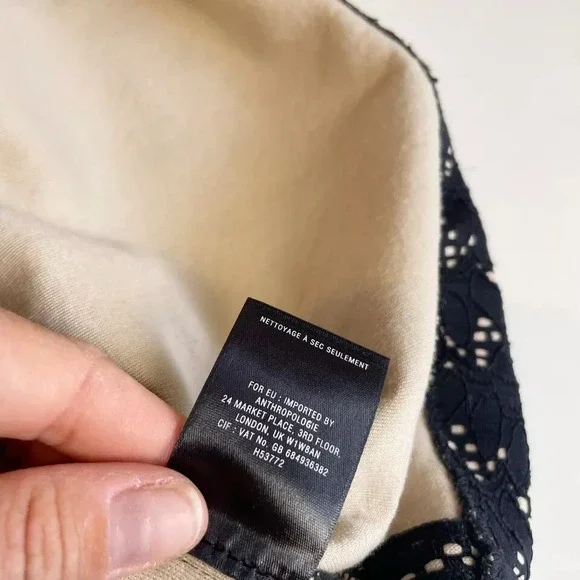 Anthro Meadow Rue Breathtaking Fit & Flare Mini Dress Black M Pleated Sleeveless - Picture 7 of 8